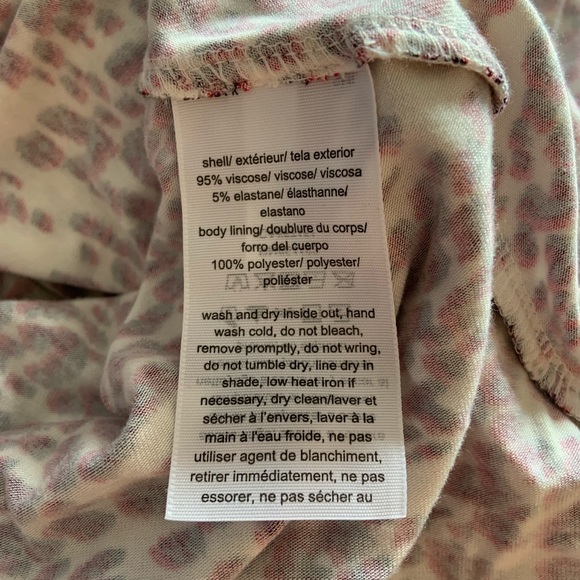 Tommy Hilfiger leopard print wrap dress. - Picture 6 of 6